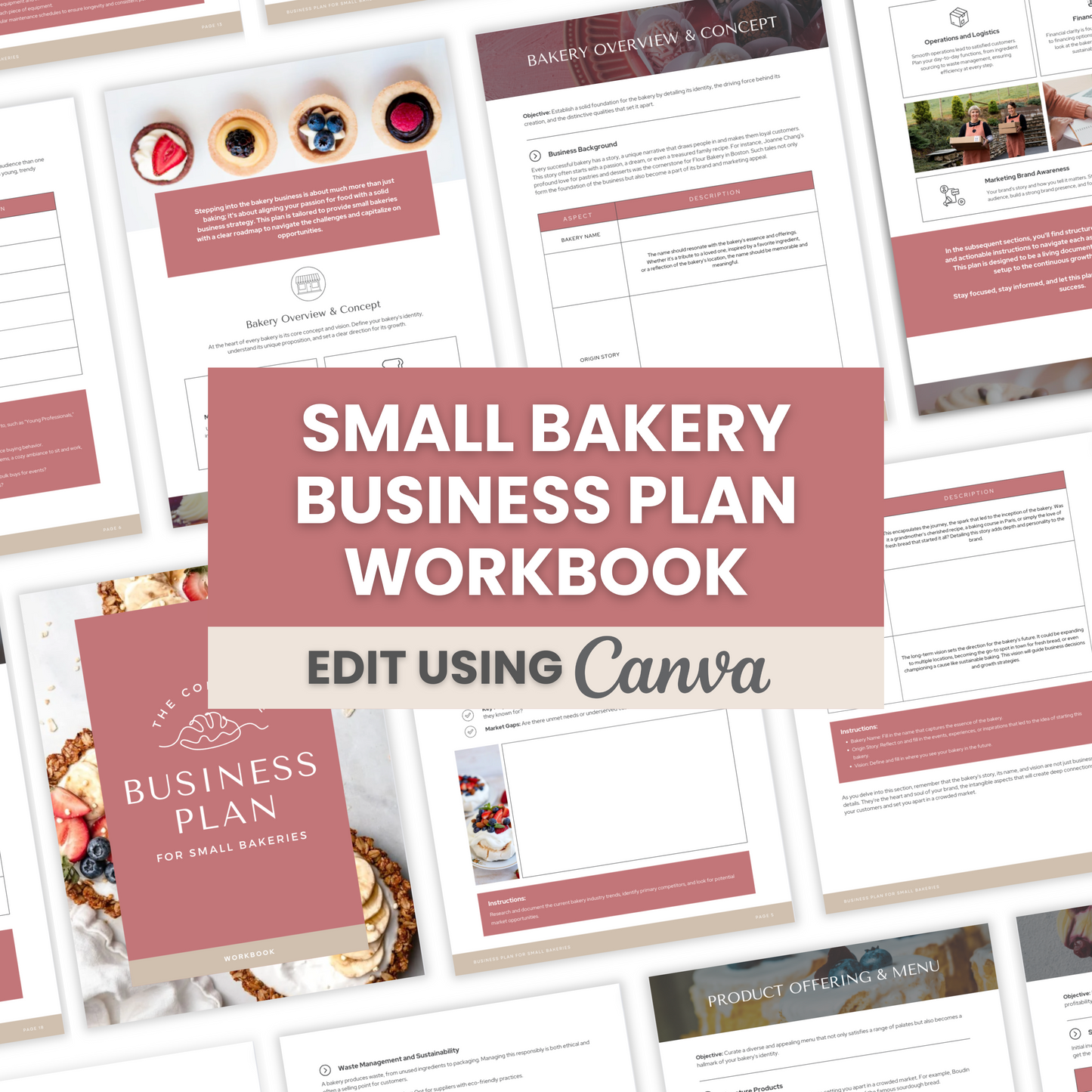 Small Bakery Business Plan Workbook