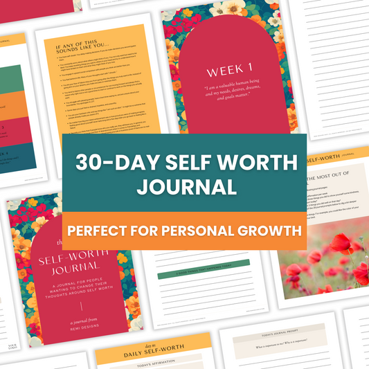 30-Day Self Worth Journal