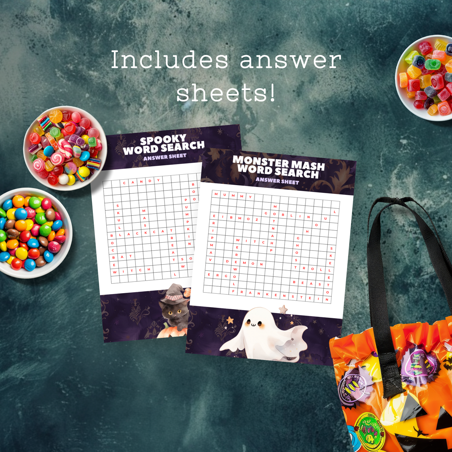 Kids Spooky Game Pack Printable