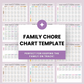 Family Chore Chart